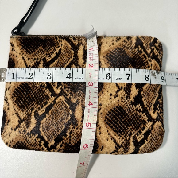 Patricia Nash Cassini Wristlet Phython Print Leather Haircalf - Picture 6 of 11